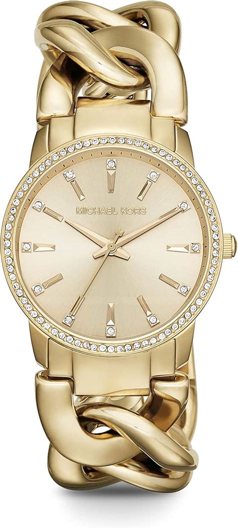 michael kors nini pavé gold tone watch|Amazon.com: Michael Kors Lady Nini Three.